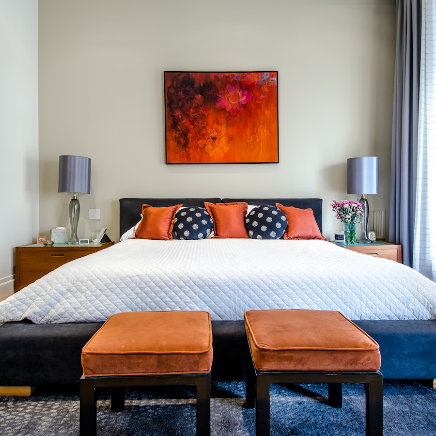 Serviced apartment living room