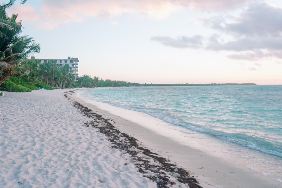 Zanzibar beach white sand turquoise water