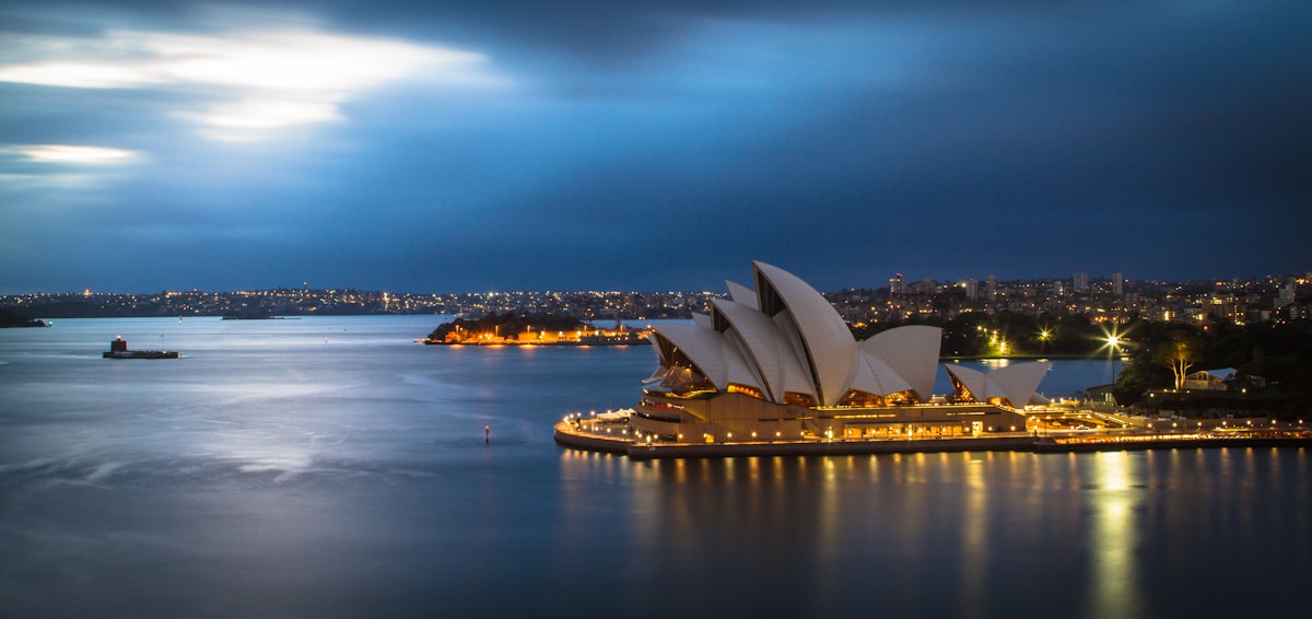 Australian university and cityscape