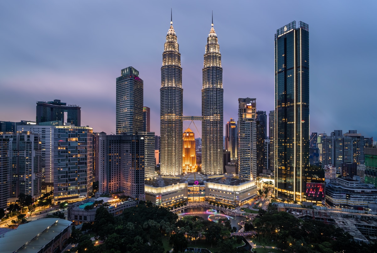 International city skyline